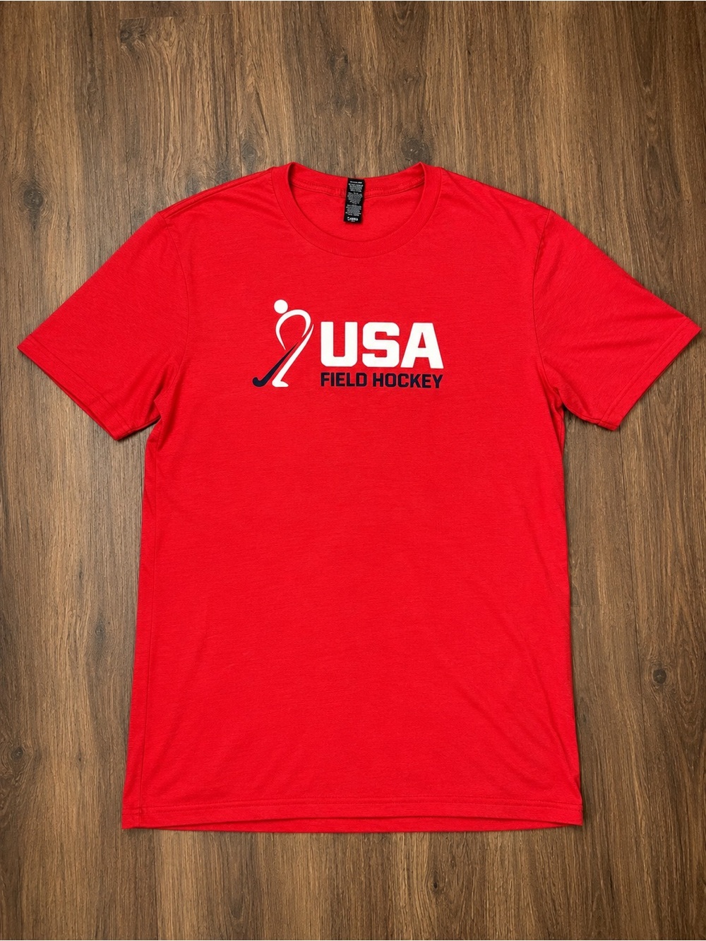 USA Field Hockey Red Graphic T Shirt Women’s Small District Made Athletic Tee